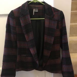 Multi-color UO Plaid Jacket Blazer - Size S